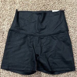 Aerie black Goals Gloss Bike Short